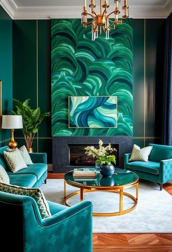 art deco color combinations