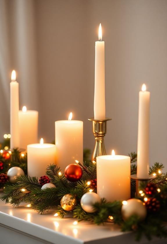 candle arrangement for effectiveness