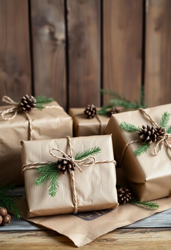 charming rustic brown paper