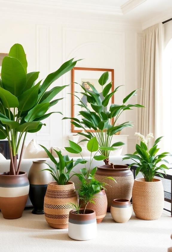 chic plant containers collection