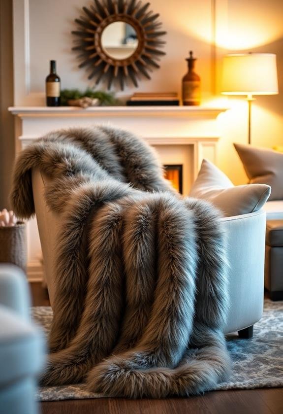 choosing cozy faux fur