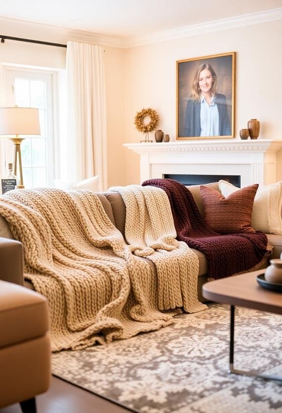 choosing cozy knit blankets