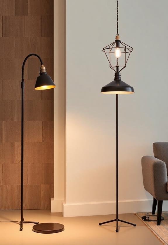 choosing industrial floor lamps