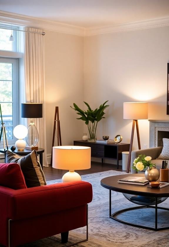 choosing modern table lamps