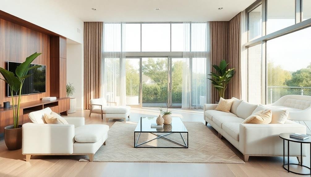 clean open space staging