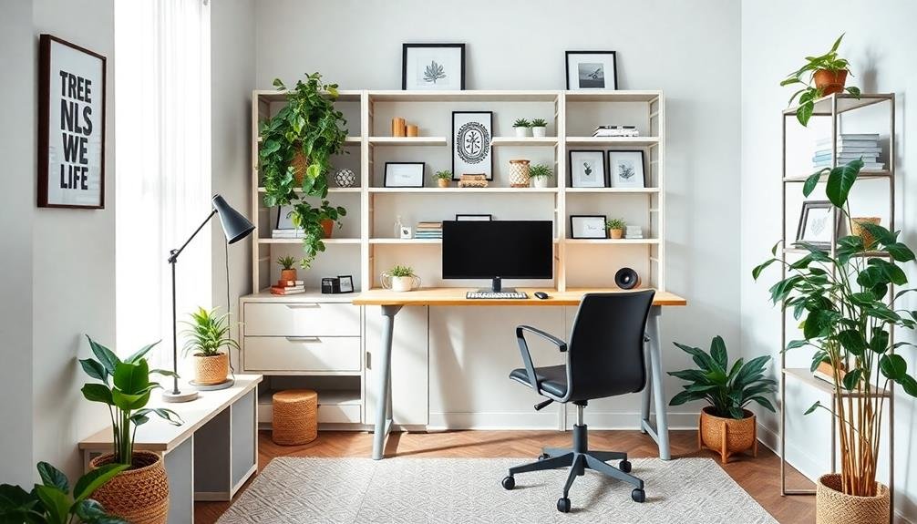 comfortable ergonomic office decor