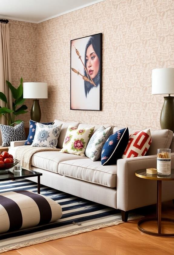 confidently combining fashion patterns
