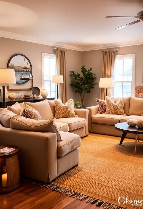 cozy and stylish seating
