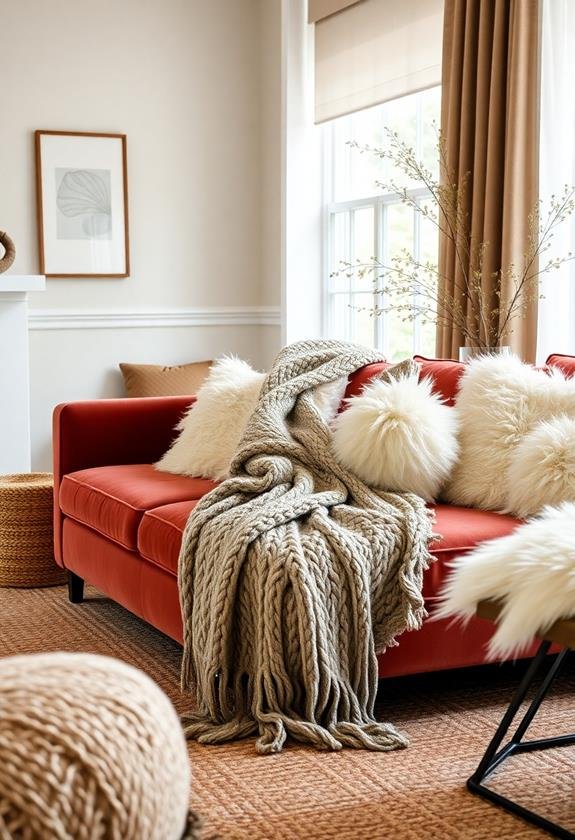 cozy comfort with fabric
