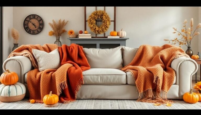 cozy fall blankets selection