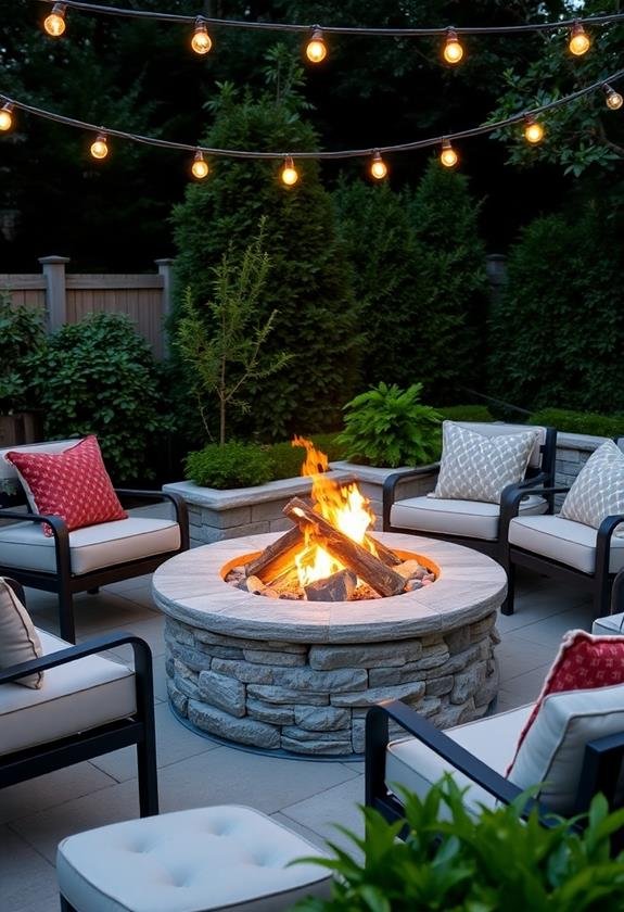 cozy outdoor fire pits