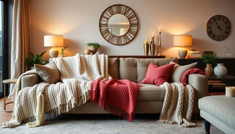 cozy stylish knit throw blankets