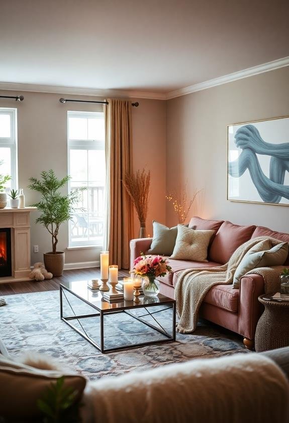 create inviting cozy spaces