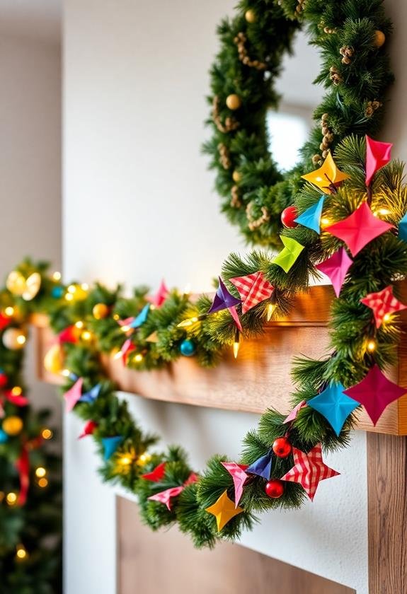 creating the festive decoration