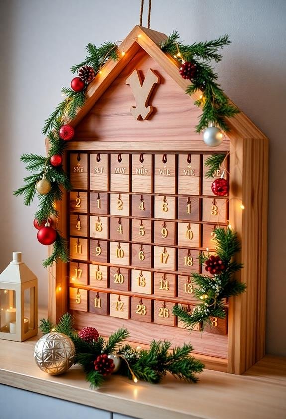 creative holiday countdown ideas