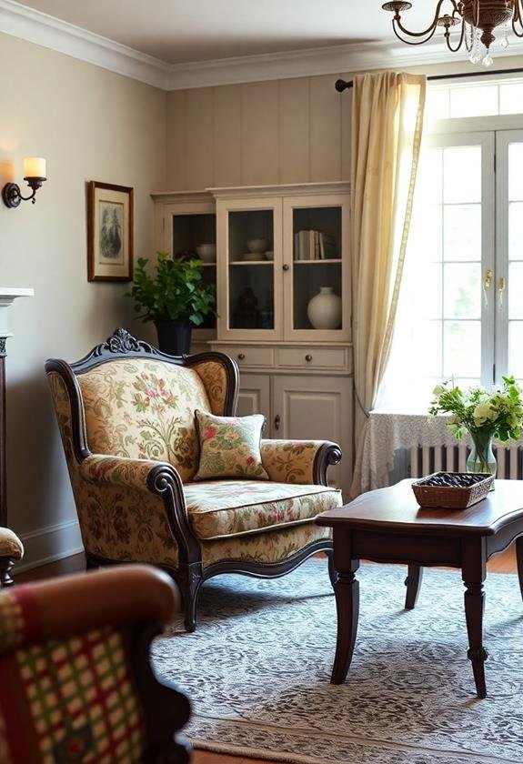 curated antique furniture choices
