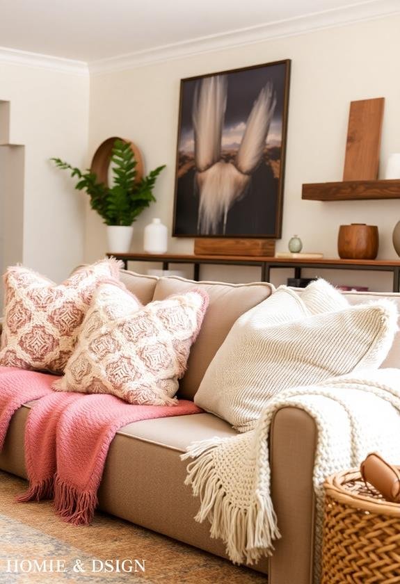 decorate with layered textures