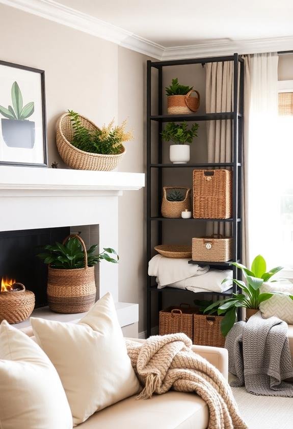decorative baskets for storage