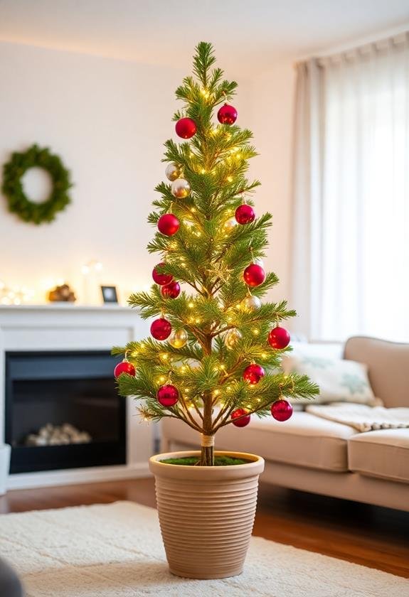 decorative plants as trees
