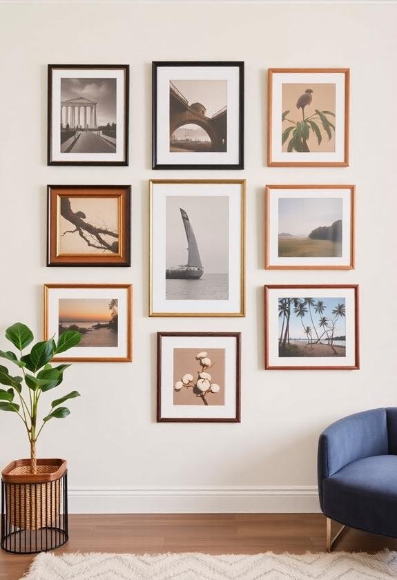 display your artwork creatively