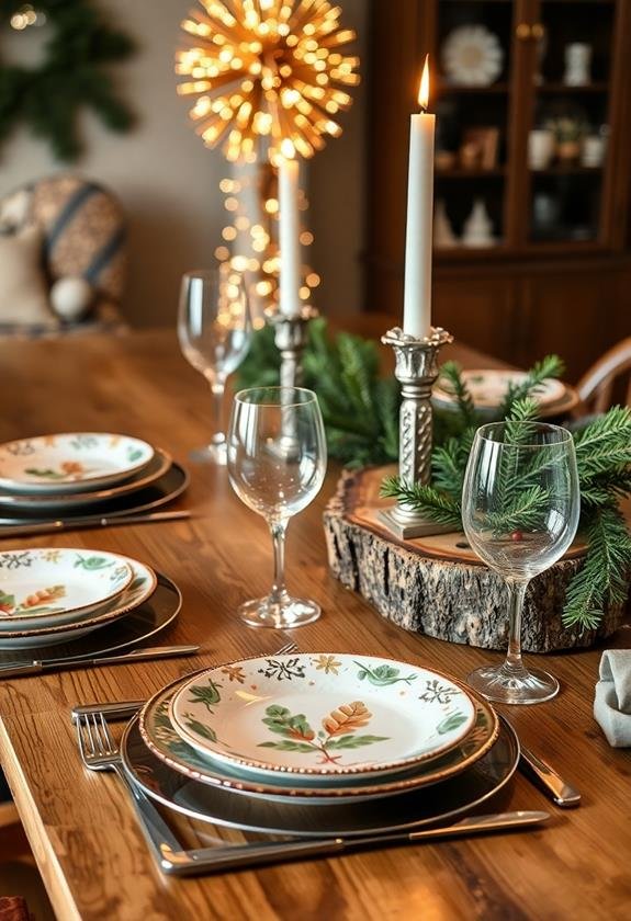 distinctive dinnerware selections