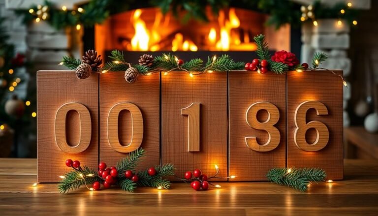 diy christmas countdown sign