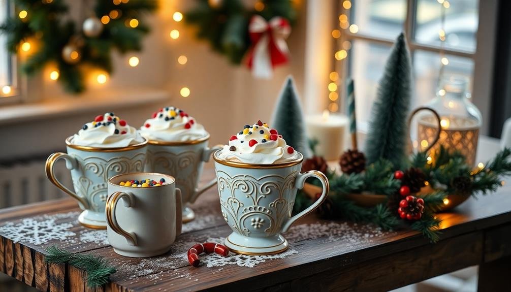 diy christmas hot chocolate bar