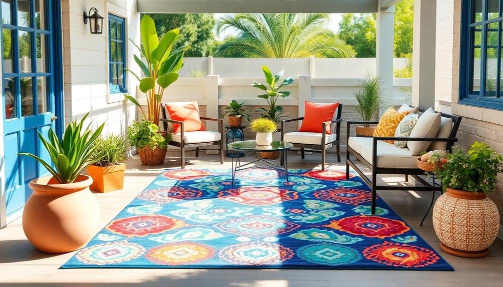 durable stylish outdoor rugs