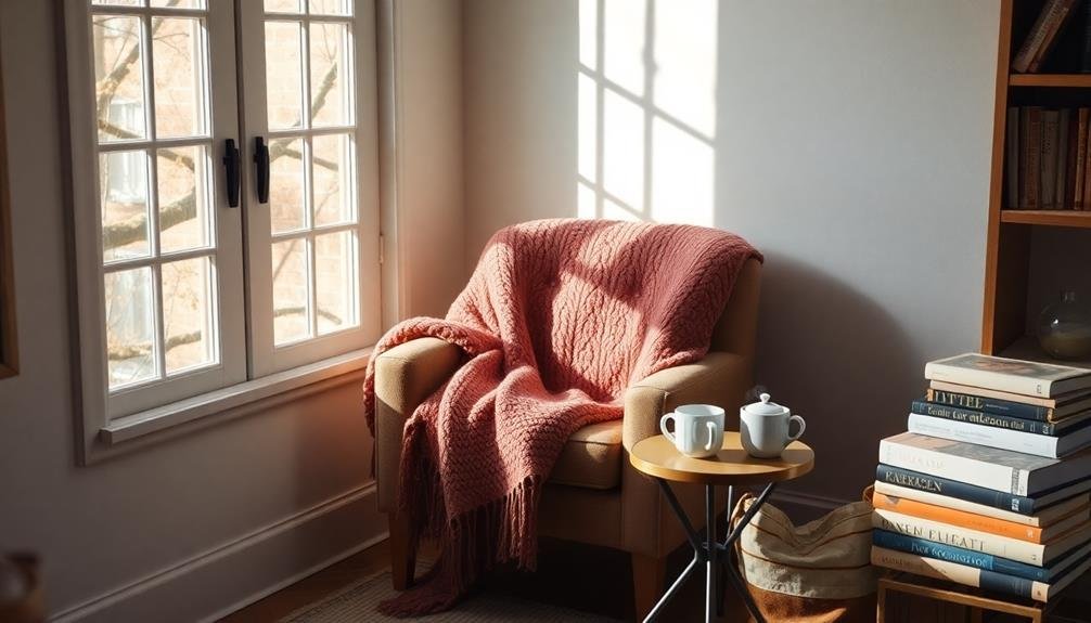 effortless cozy reading nook