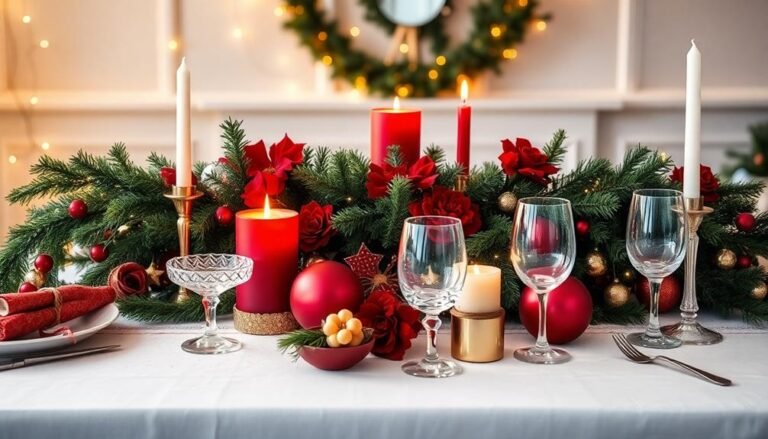 enchanting holiday dinner decor