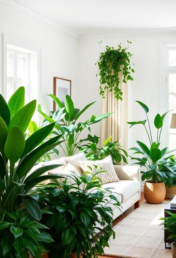 enhance space with foliage