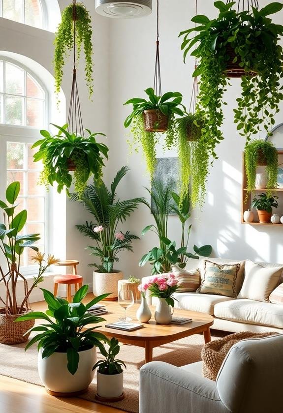 enhance spaces with plants