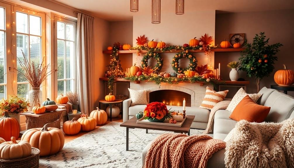 festive fall pumpkin decorations