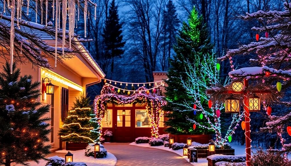 festive outdoor illumination inspiration
