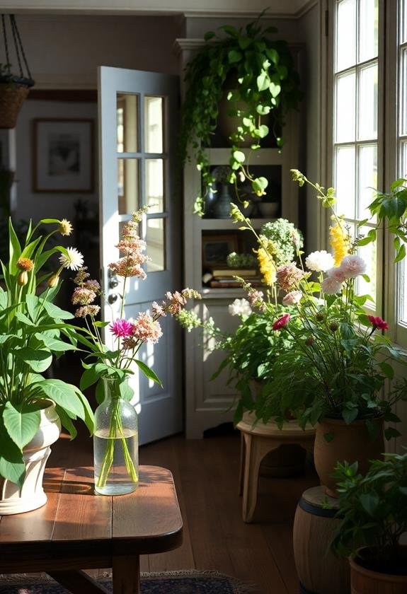 floral and plant integration