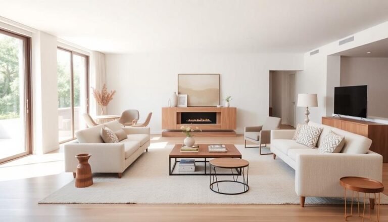 furniture arrangement for space