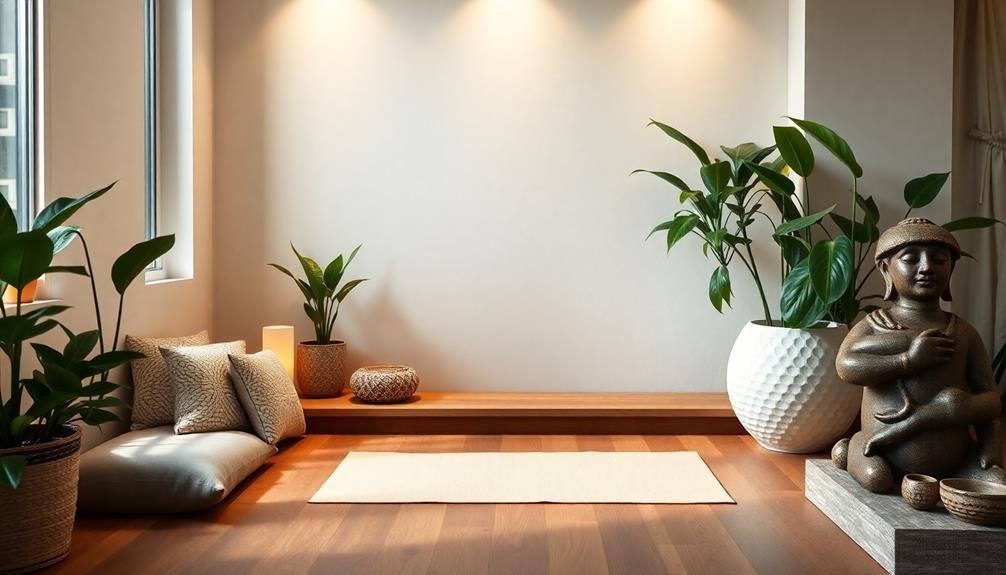 home yoga meditation space
