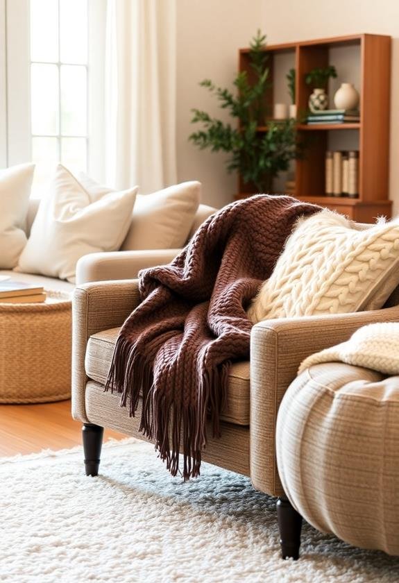 integrate luxurious soft fabrics