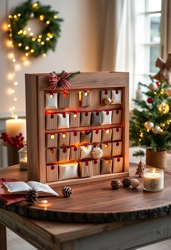 interactive holiday countdown experiences