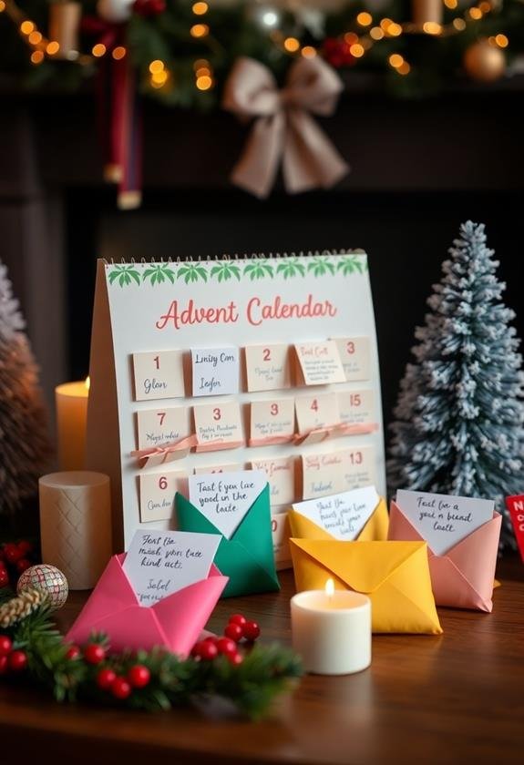 kindness advent calendar activities