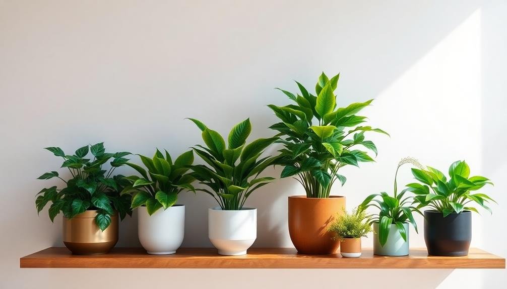 low maintenance indoor plant decor