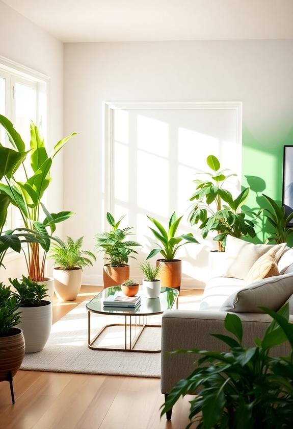 lush foliage and flora