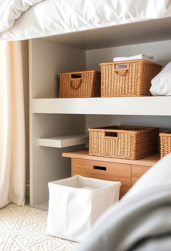 maximize space with storage