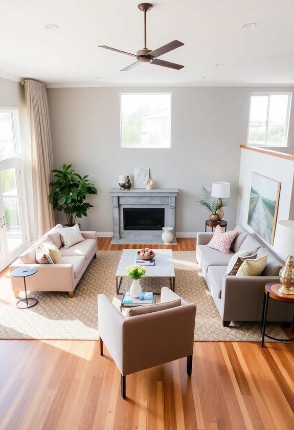 optimal furniture arrangement strategy