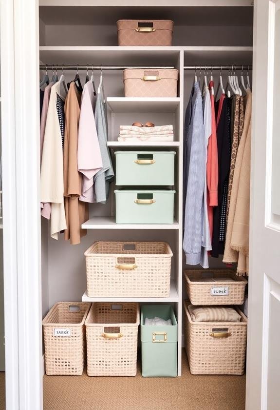 optimize closet space efficiently