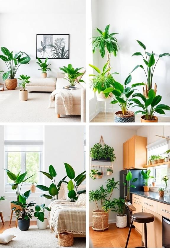 plants enhance room aesthetics