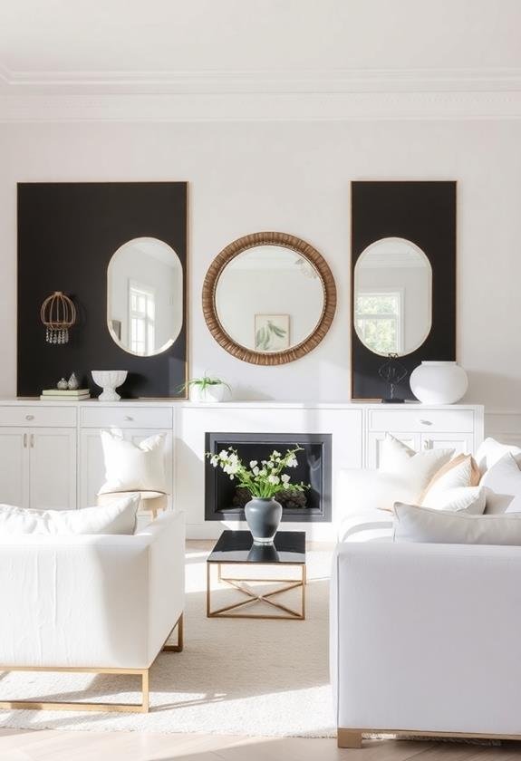 reflective surfaces amplify illumination