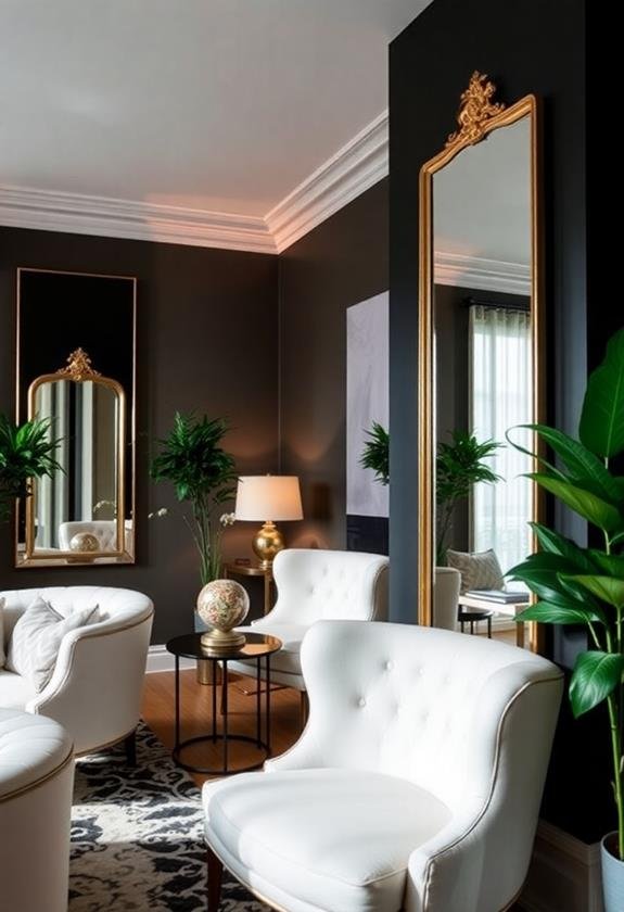 reflective surfaces enhance perception