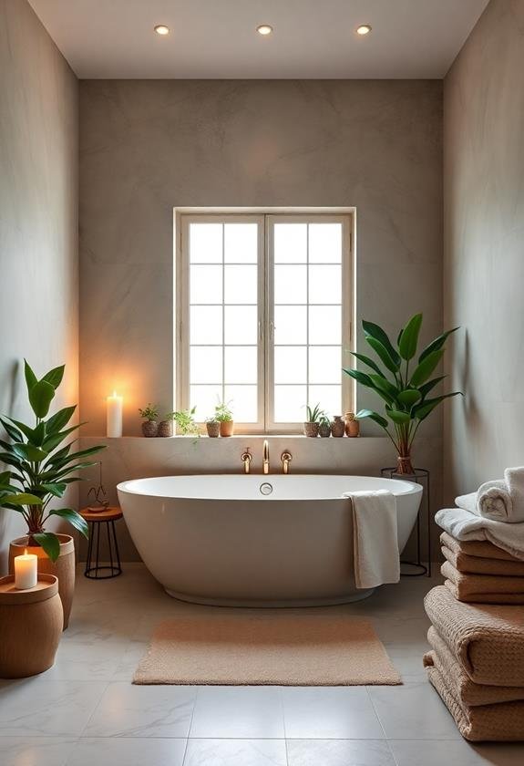 relaxing tranquil serene environment
