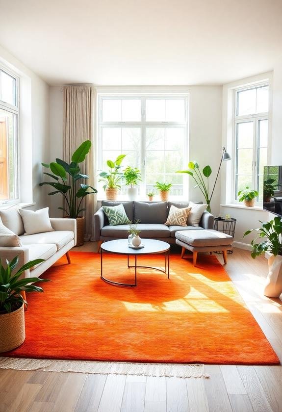 revitalize spaces using rugs